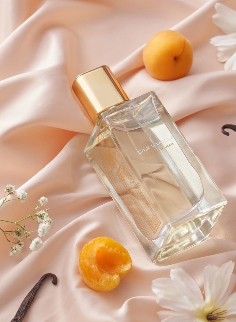 ماء الذهب | سيلك فانيلا | أو دو بارفان | عطر فانيليا ثابت يدوم طويلاً وبرائحة جذابة | 75 مل | للنساء اللواتي يعشقن الدفء والأناقة - Image 2